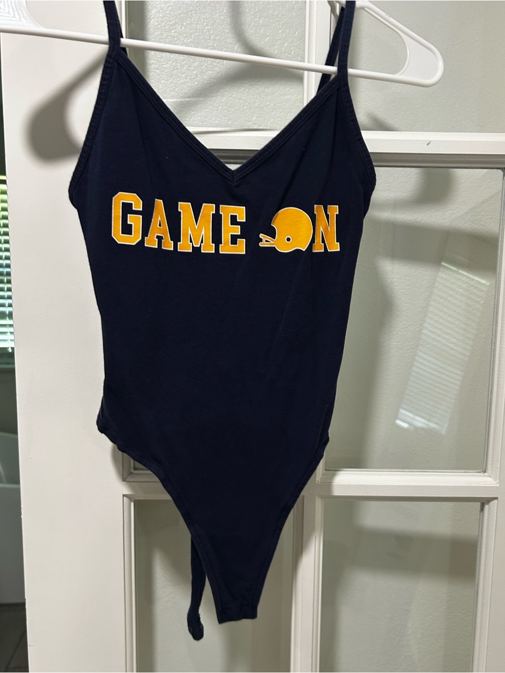 Victoria's Secret GAME ON Michigan Wolverines Body Suit XS